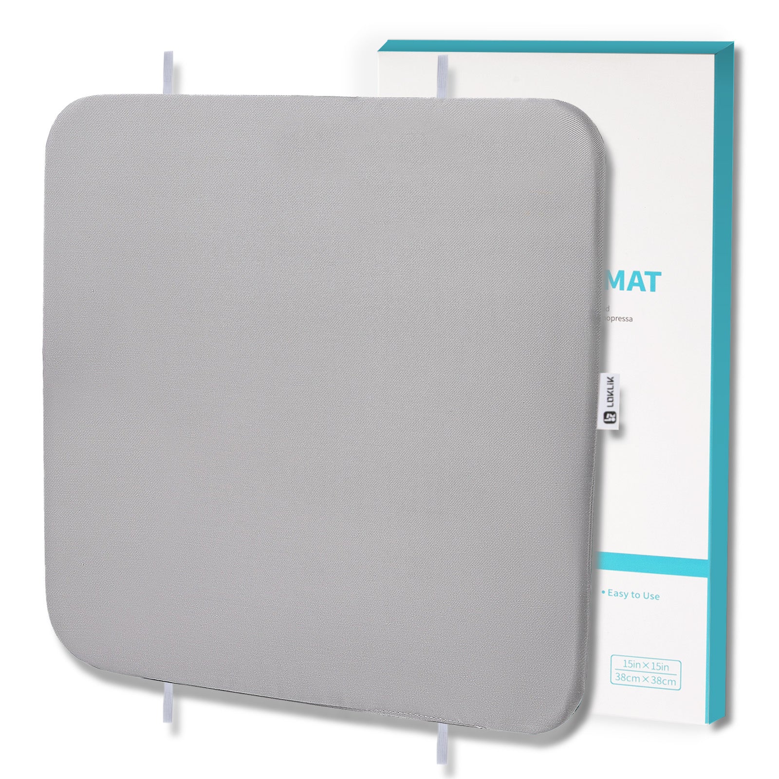 Loklik • heat press mat 38,1x38,1cm grijs
