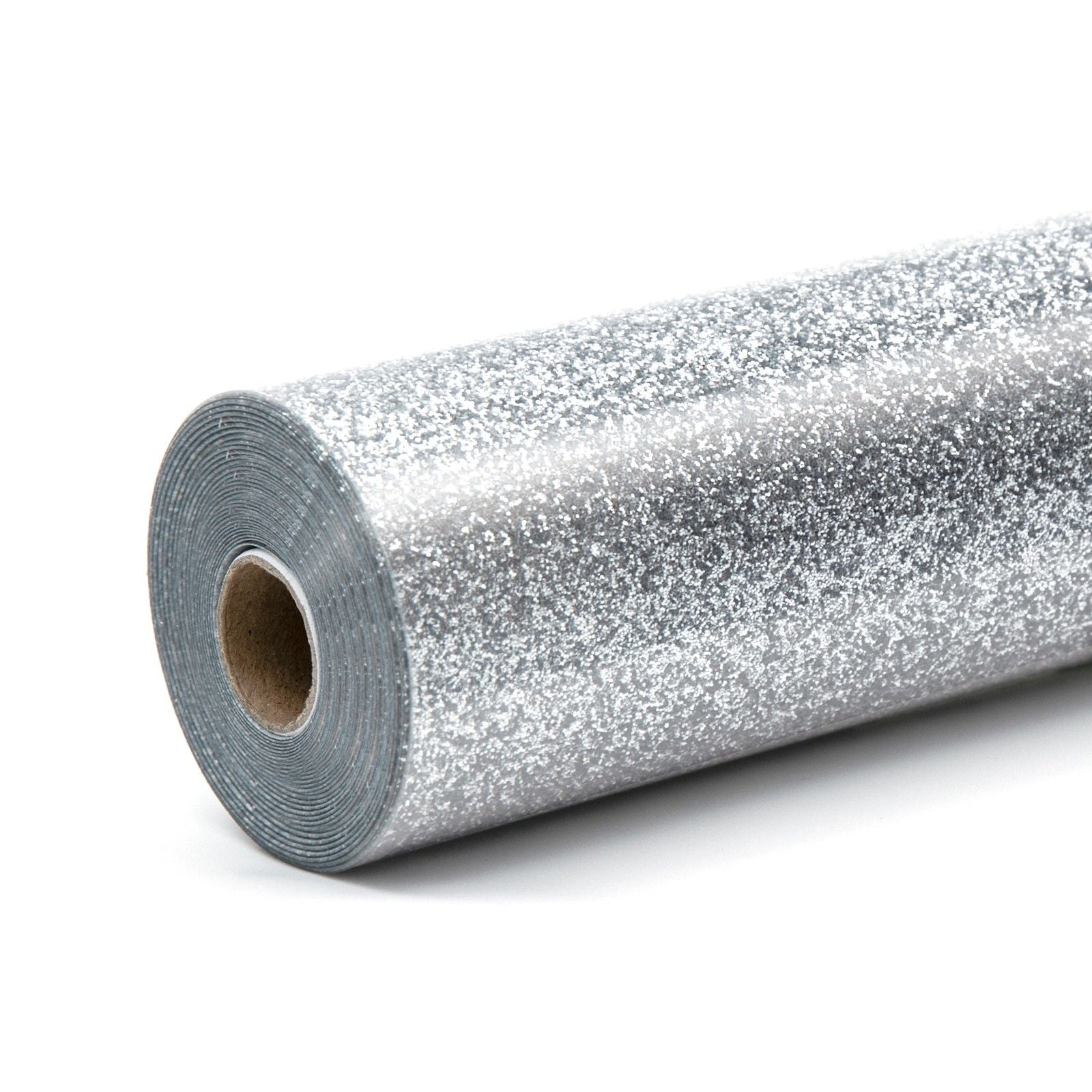 Loklik • flexfolie glitter zilver 30,5x90cm