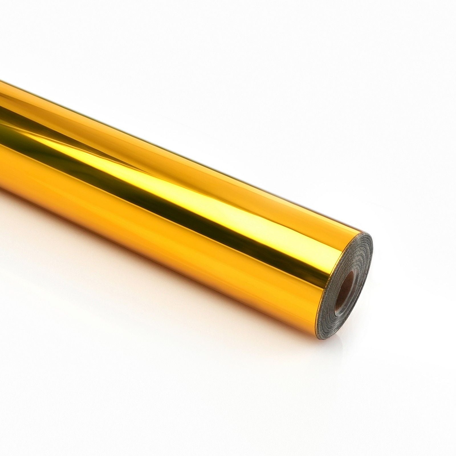 Loklik • permanent zelfklevend vinyl spiegelglans metallic goud 30,5x180cm