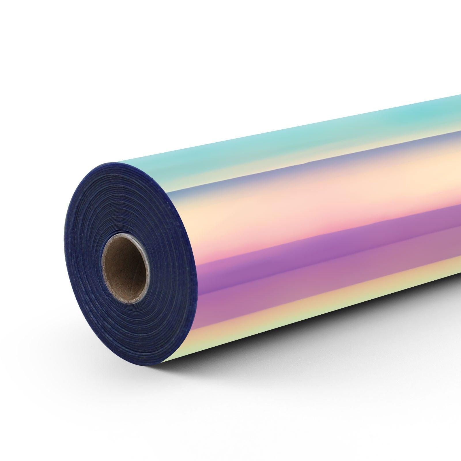 Loklik • permanent zelfklevend vinyl holografisch blauwachtig violet 30,5x90cm