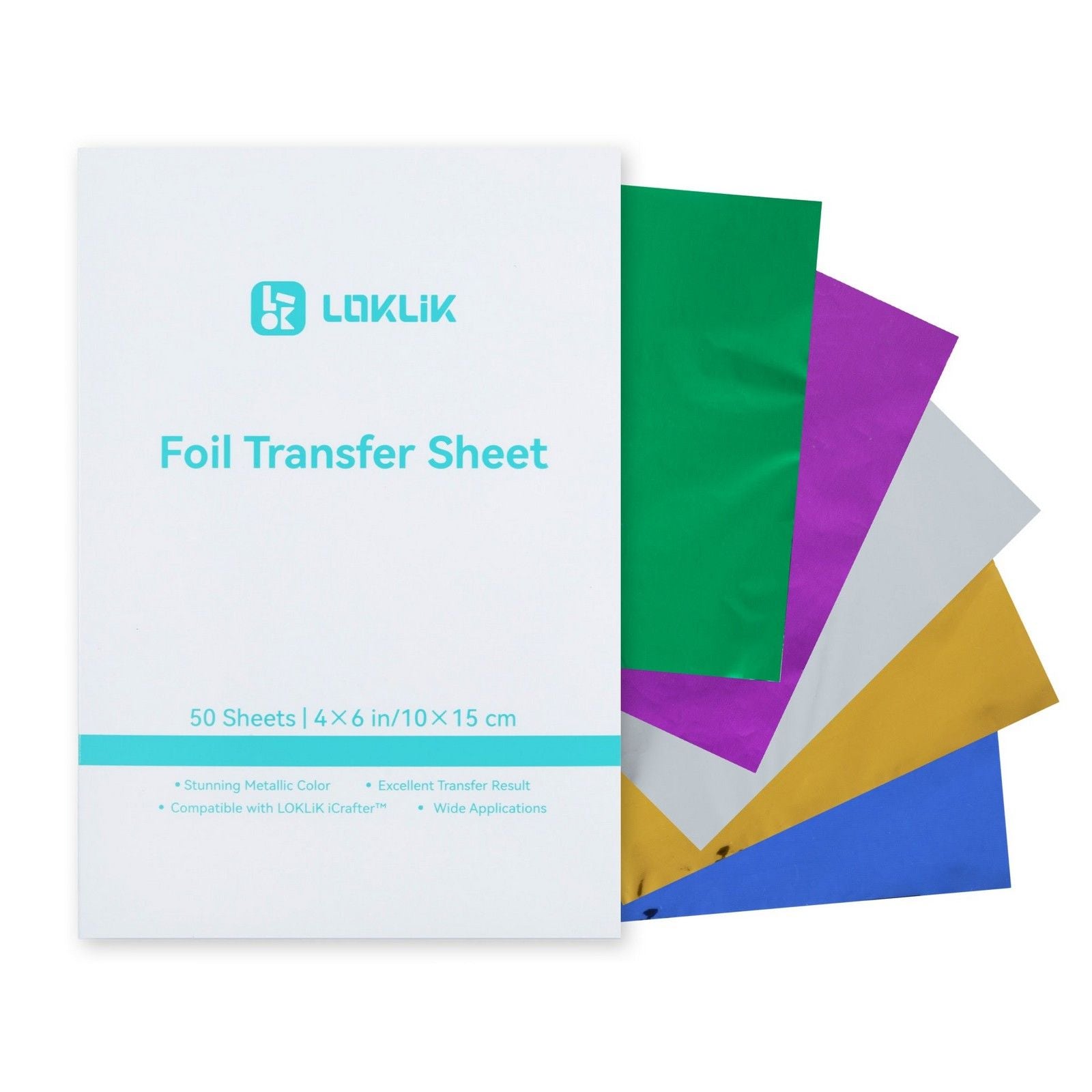 Loklik • transferfolie multipack 10x15cm assorti 50x