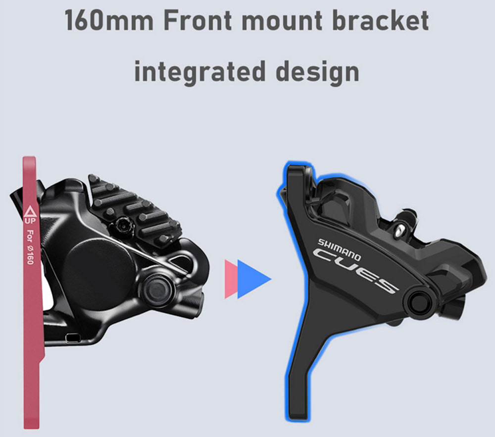 Shimano cues br-u6030-f flat-mount brake caliper front