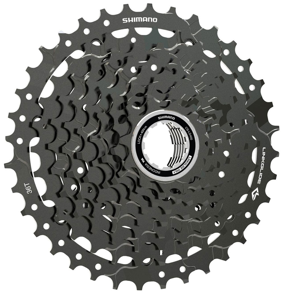 Shimano cues cs-lg400 9-speed linkglide cassette | 11-36