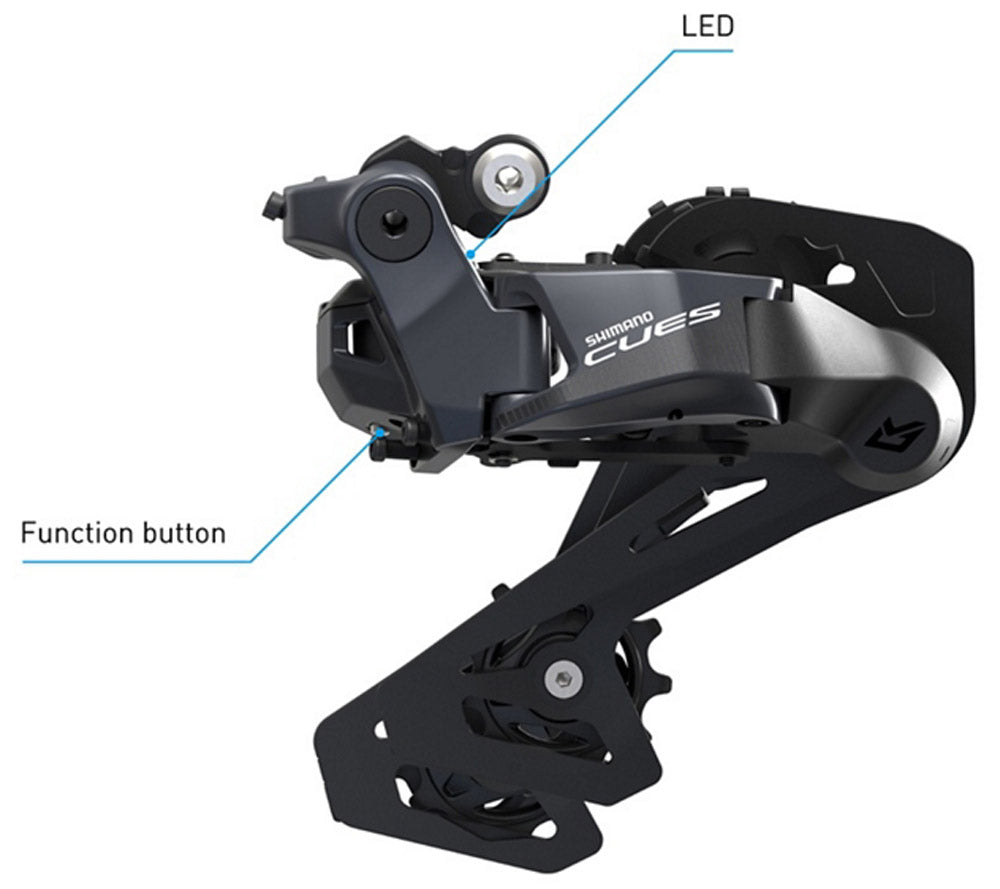 Shimano achterderailleur cues di2 rd-u8050 shim.rear derailleurs cue 10f sw di2 rdu805010sgs