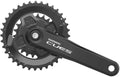 Shimano crankstel 2 x 9 10 11 speed cues fc-u4000 met 170 mm crankarm 36-22 tands (3mm opliggend)