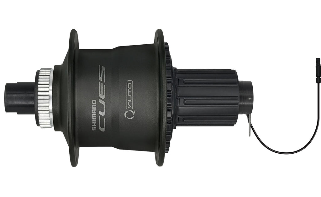 Shimano cues fh-u6060 auto shift dynamo center-lock rear hub 12x142mm