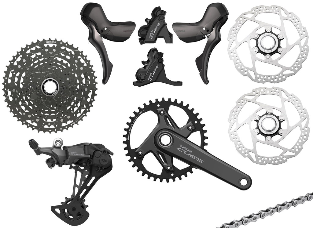Shimano cues u6040 1x11-speed gravel group disc 160 160mm