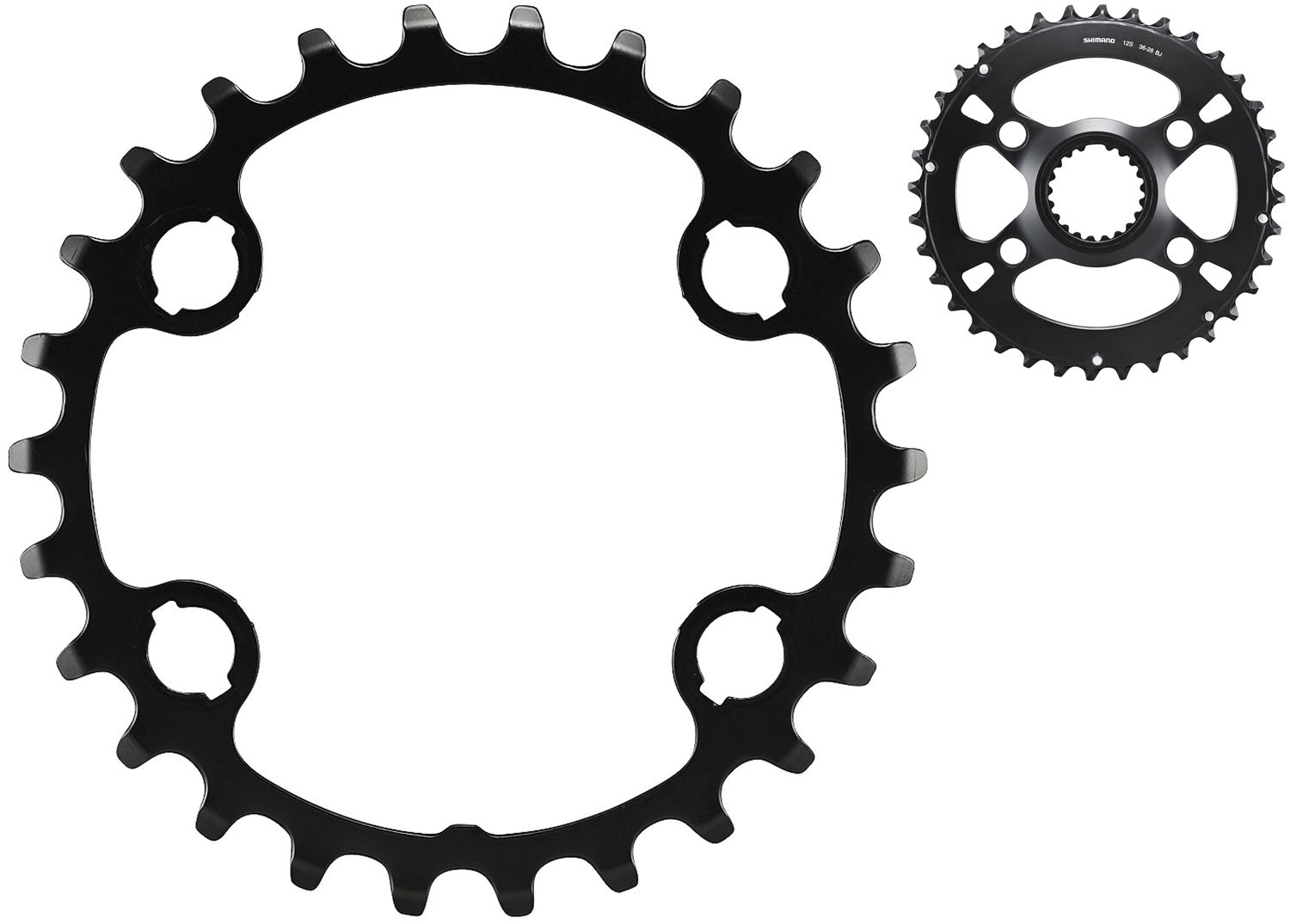 Shimano fc-mt610 610-b2 2x12-speed chainring | 36 zähne