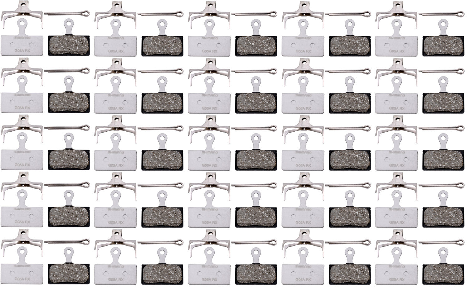 Shimano g05a-rx resin disc brake pads (25 workshop pack)