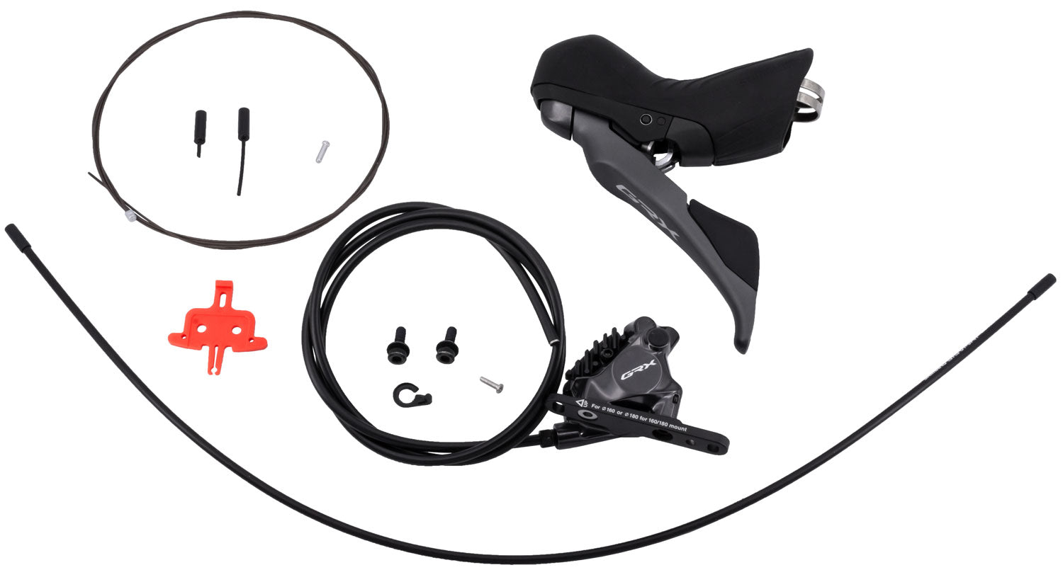 Shimano grx st-rx820+br-rx820 2-speed disc brake front
