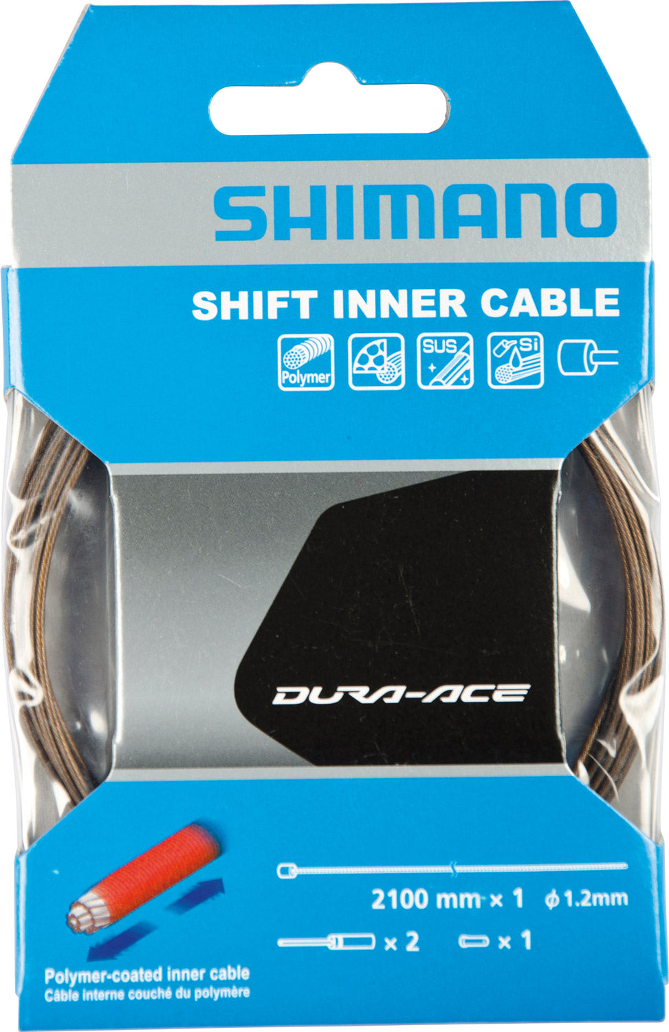 Shimano polymer shift inner cable 1.2mm