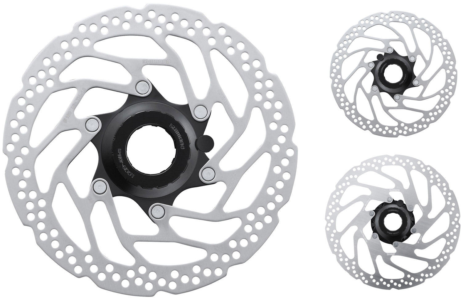 Shimano steps rt-em300 center-lock disc rotor for e-bike | 180mm intern