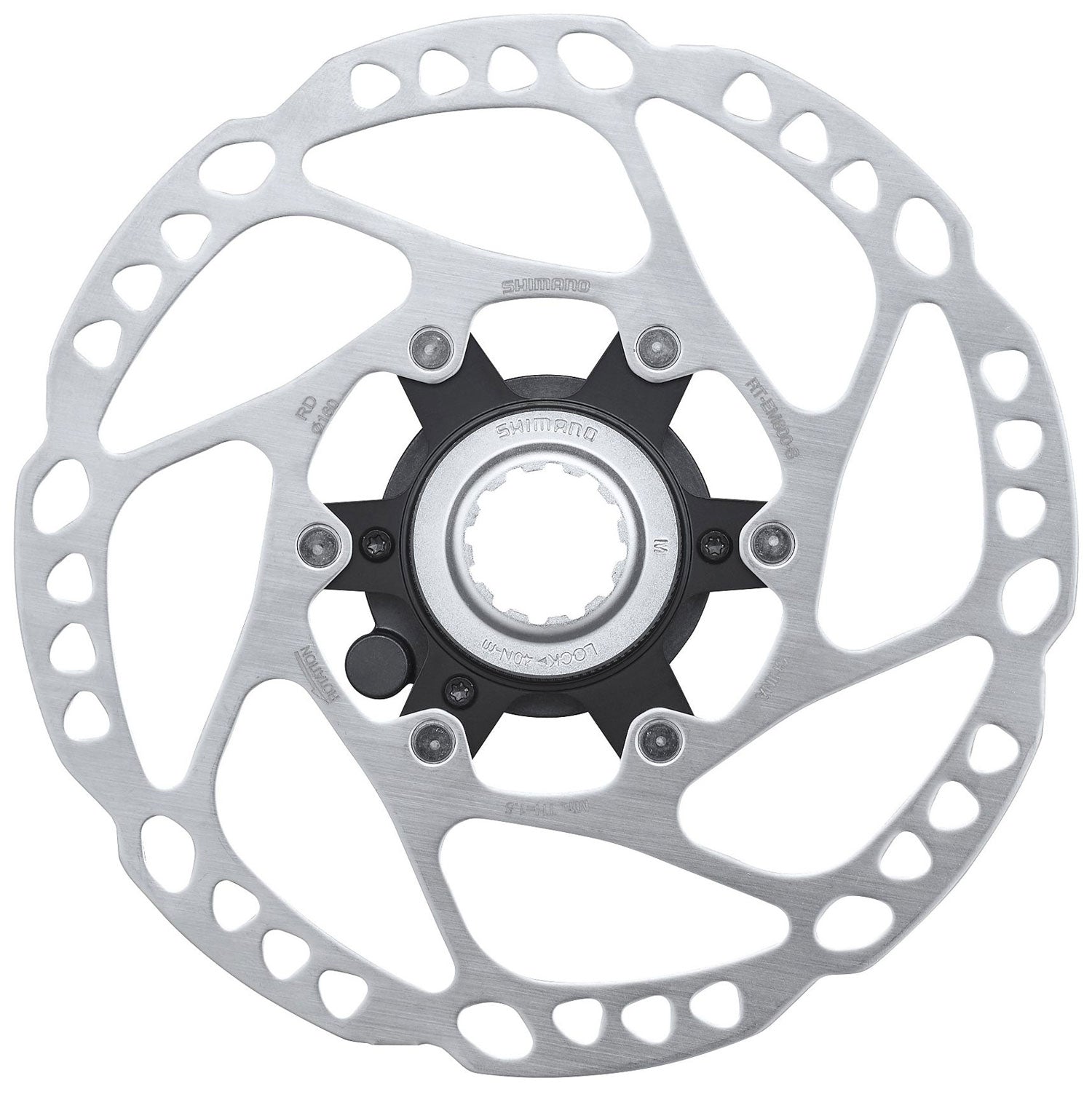 Shimano steps rt-em600 center-lock disc rotor for e-bike | 180mm extern