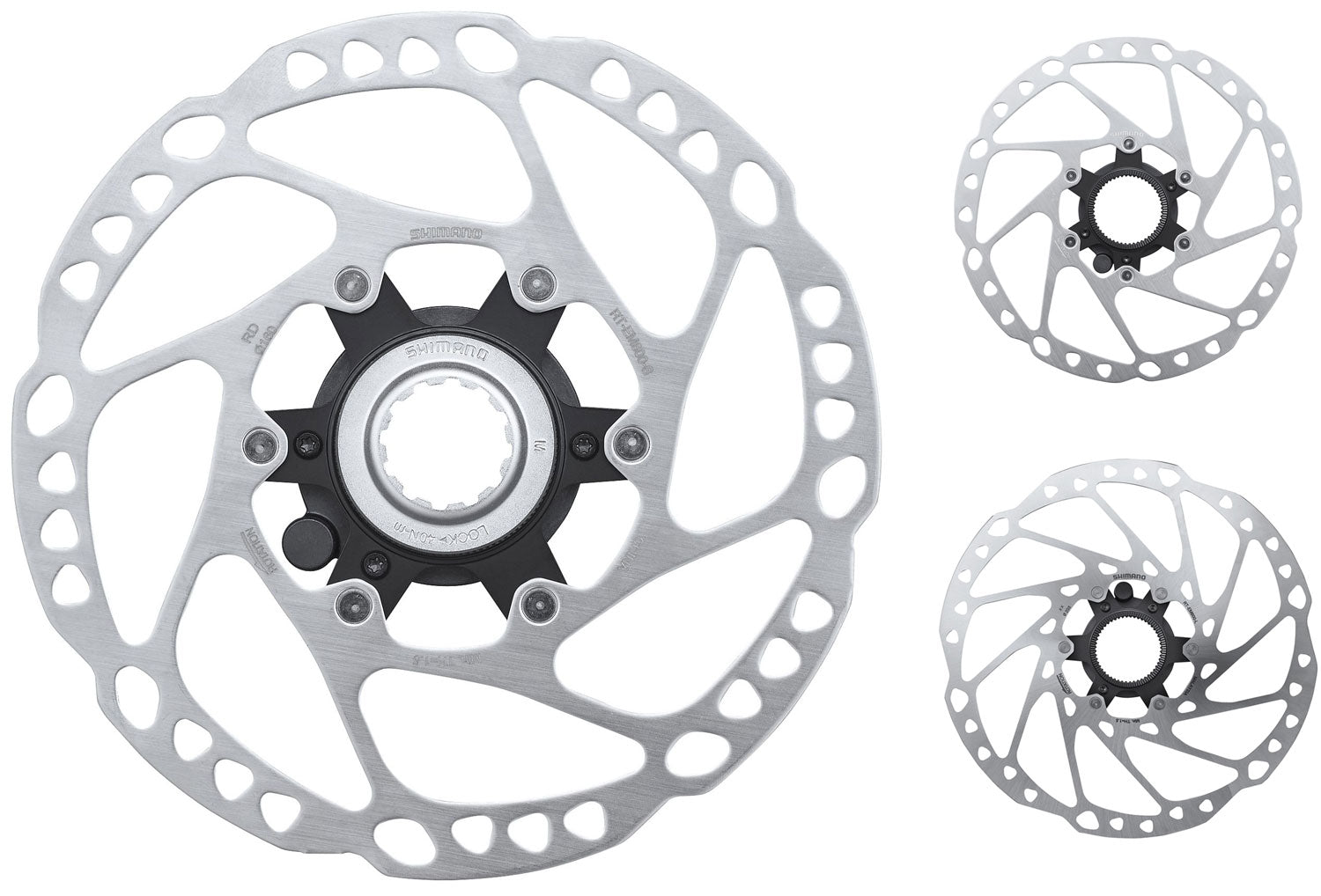 Shimano steps rt-em600 center-lock disc rotor for e-bike | 180mm extern
