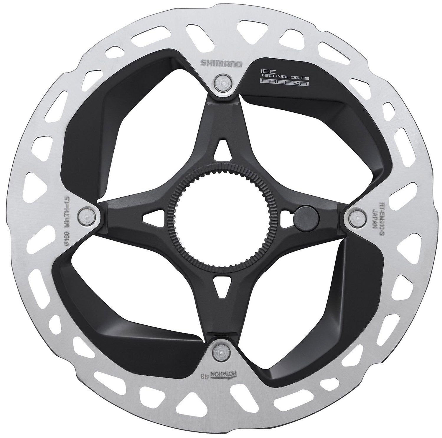 Shimano steps rt-em910 center-lock disc rotor for e-bike
