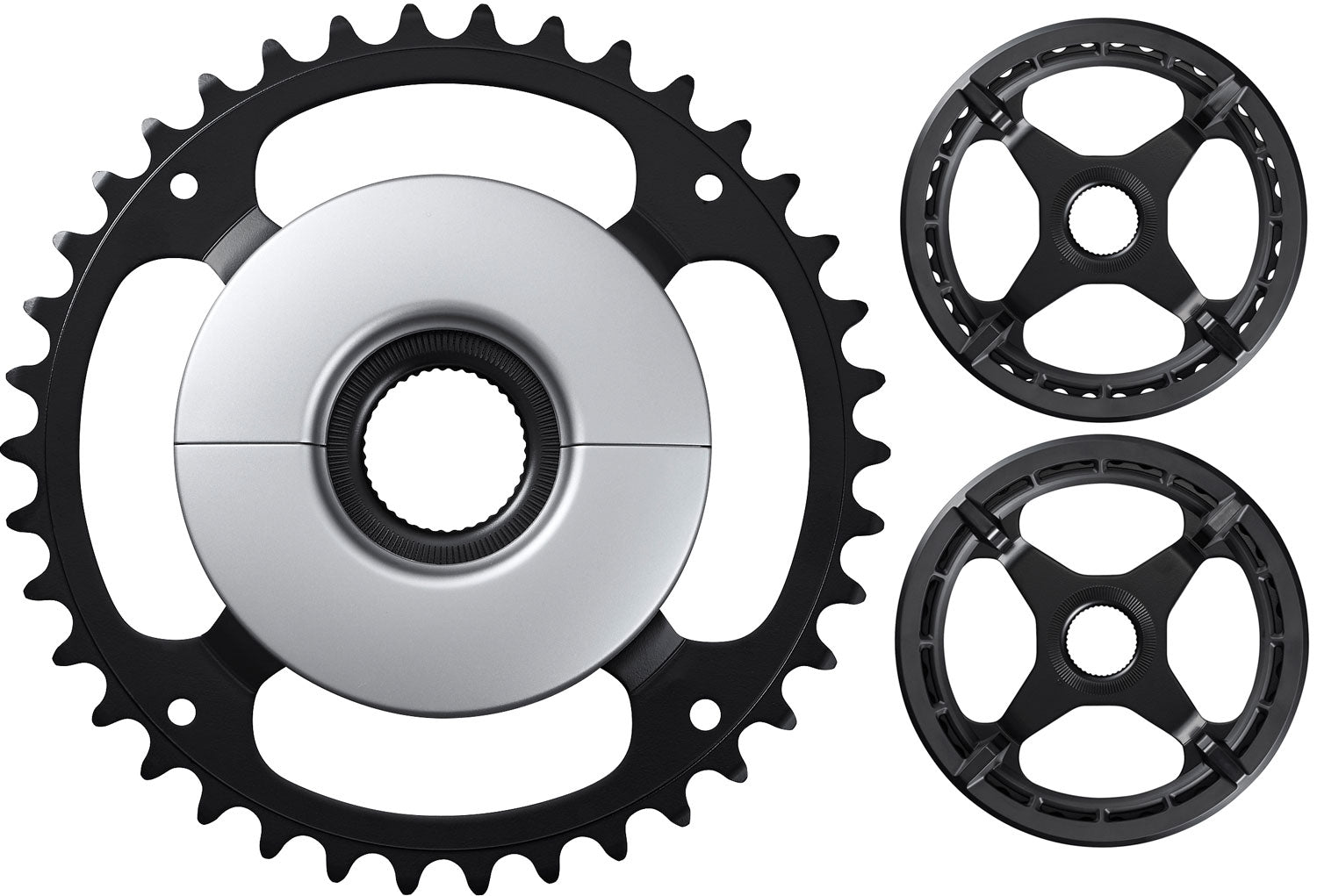 Shimano kettingblad steps sm-cre50 38t zwart met kettingscherm