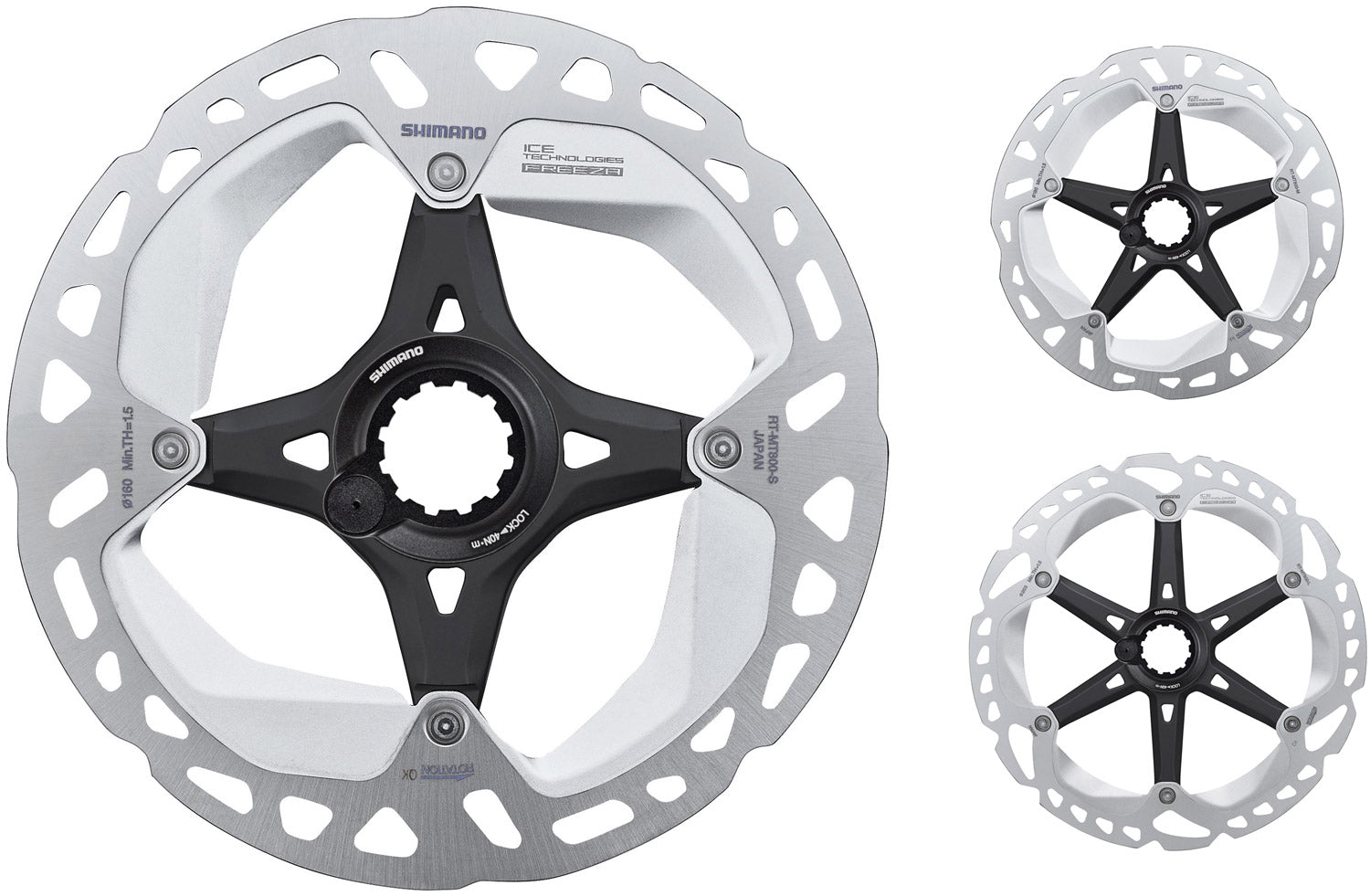 Shimano rt-mt800 center-lock disc rotor incl. magnet | 180mm intern