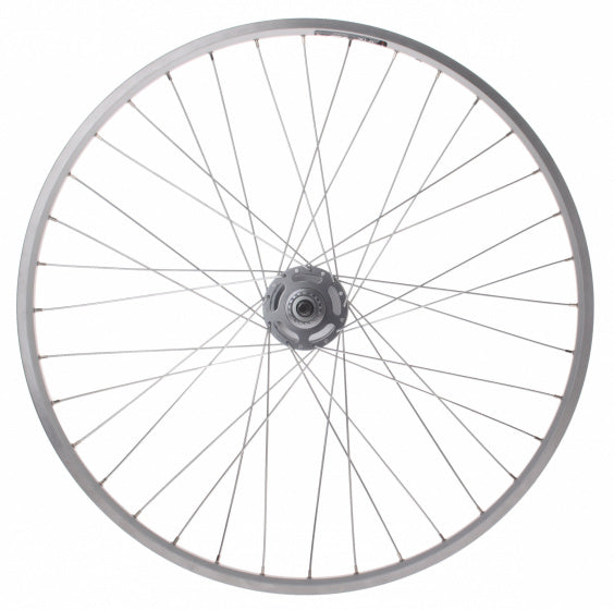Kgs achterwiel 28 inch etrto 622 alu zac19 zilver nexus 7 rollerbrake
