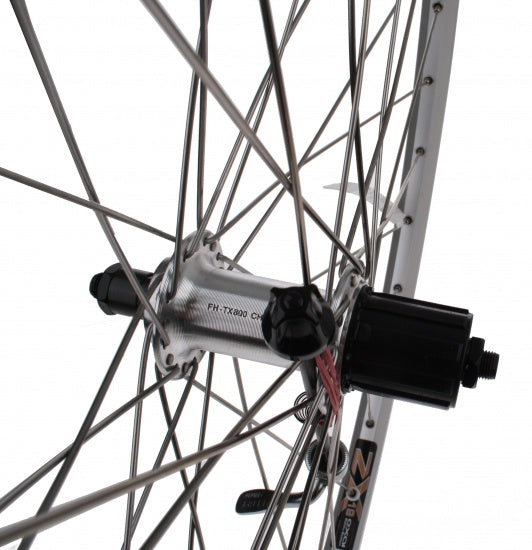 Shimano Hinterrad 28-15 8-13 8 622 Shim. 8V Felge Alu Silber