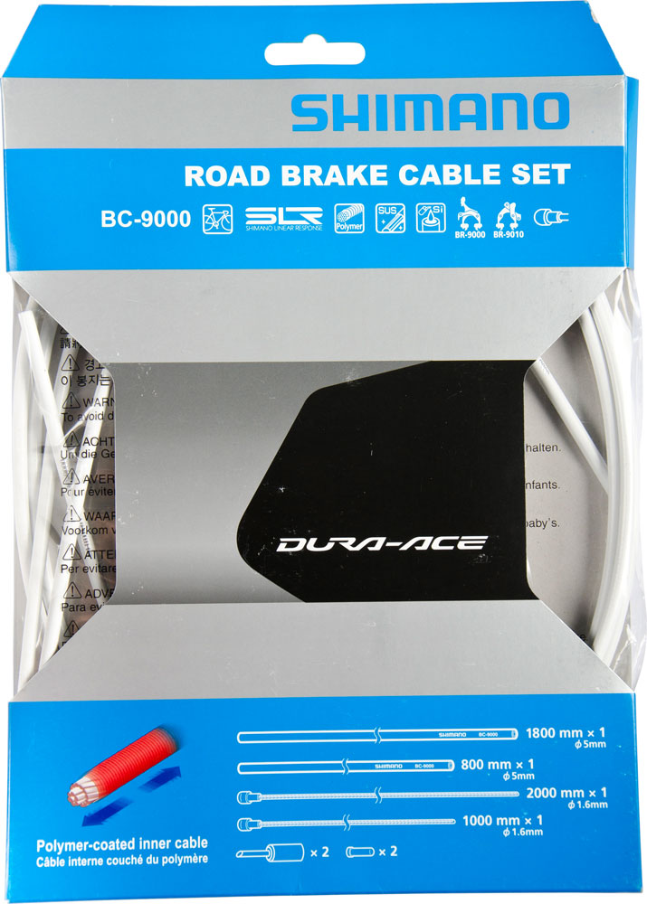 Shimano dura ace bc-9000 polymer brake cable set | grey