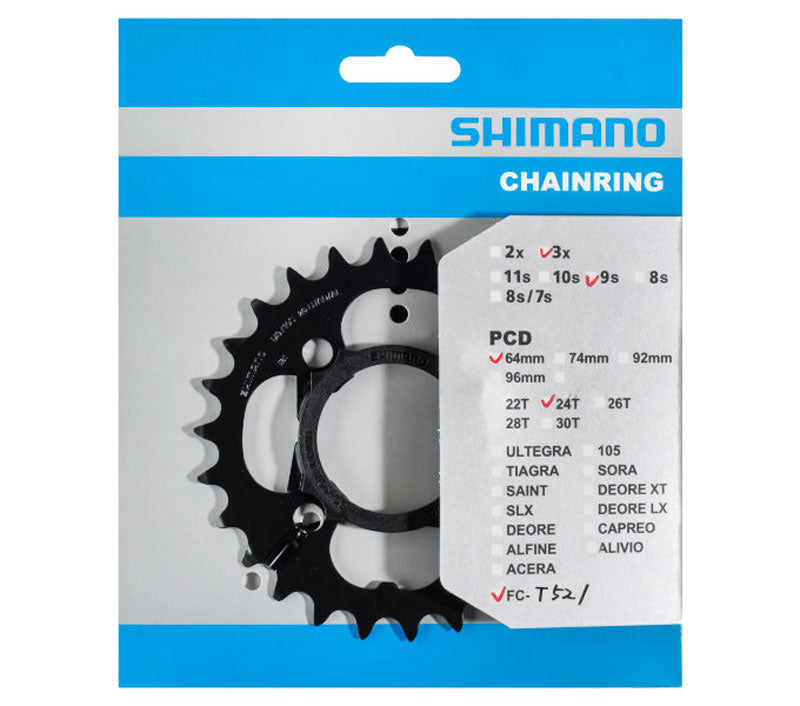 Shimano chainring for fc-t521 44 32 24t