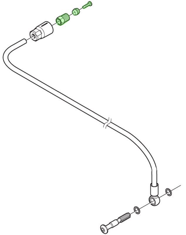 Shimano olive + insert + sm-bh90 brake hose connection bolt