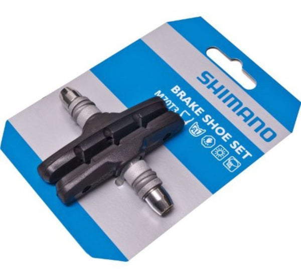 Bremsbelagsatz Shimano M70T3 V-Brake mit Muttern