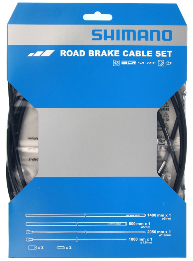 Shimano sil-tec brake cable set for road | grey