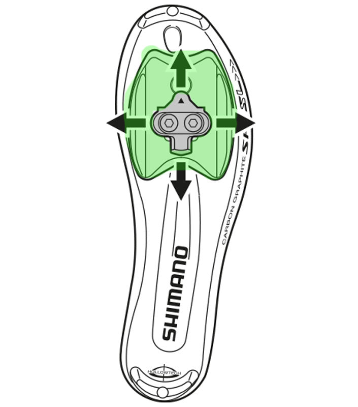 Shimano sm-sh40 cleat adapter for spd pedals