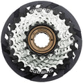Shimano freewheel 7 speed mf-tz510 14-28t - met spaakbeschermingsschijf