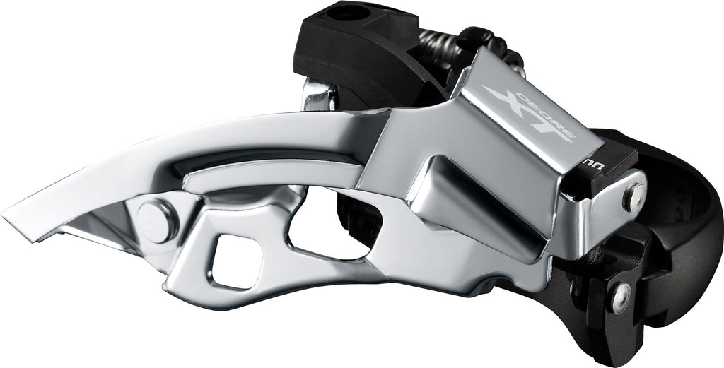 Shimano xt fd-t8000 3x10-speed front derailleur top-swing 66-69° clamp deep 34.9mm