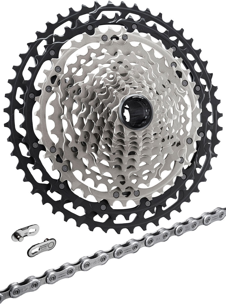 Shimano xt cn-m8100+cs-m8100 12-speed wear and tear set | 10-51t