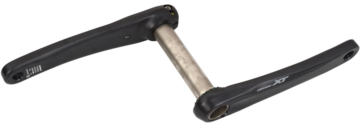 Shimano kurbelsatz deore xt fc-m8100 crank arm set shim. fc-m8100 165mm