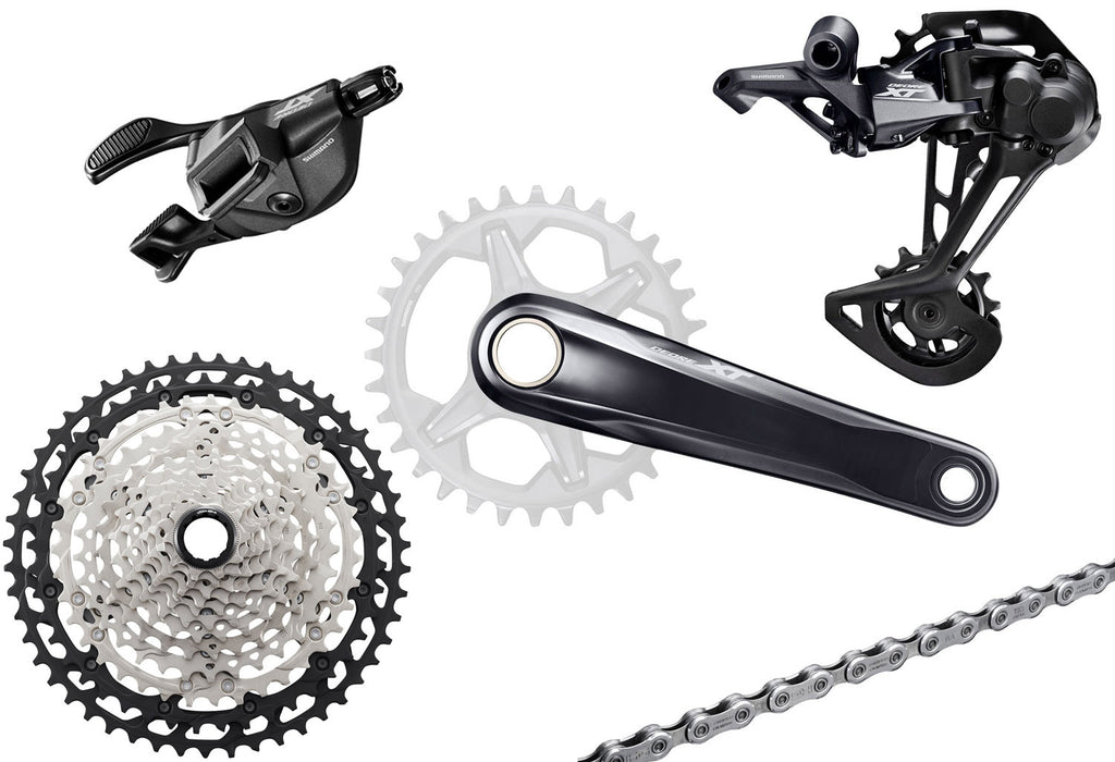 Shimano xt m8100 1x12-speed group i-spec ev 165mm 10-51