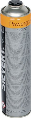 Sievert schroefgaspatroon | 336 g 600 ml 1925 graden celsius | 1 stuk - 220483 220483