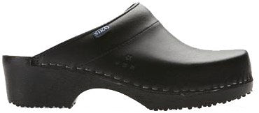 Sika 148 klomp traditionel open hak pu zwart - maat 44 - 16.089.076.44