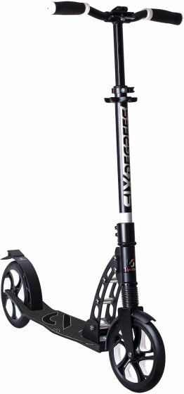 Sechs Grad 2-Rad-Roller mit advanced faderfaltbarer Fußbremse schwarz