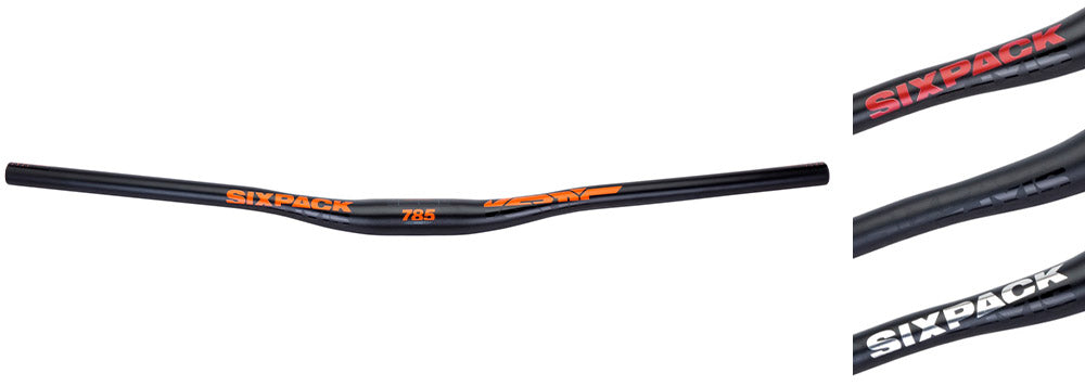 Sixpack racing vertic 785x35mm riser handlebar