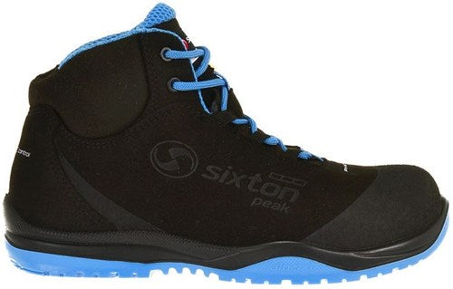 Sixton peak 91370-01 cuban hoog s3 src esd | zwart blauw | maat 46 - 00.091.104.46