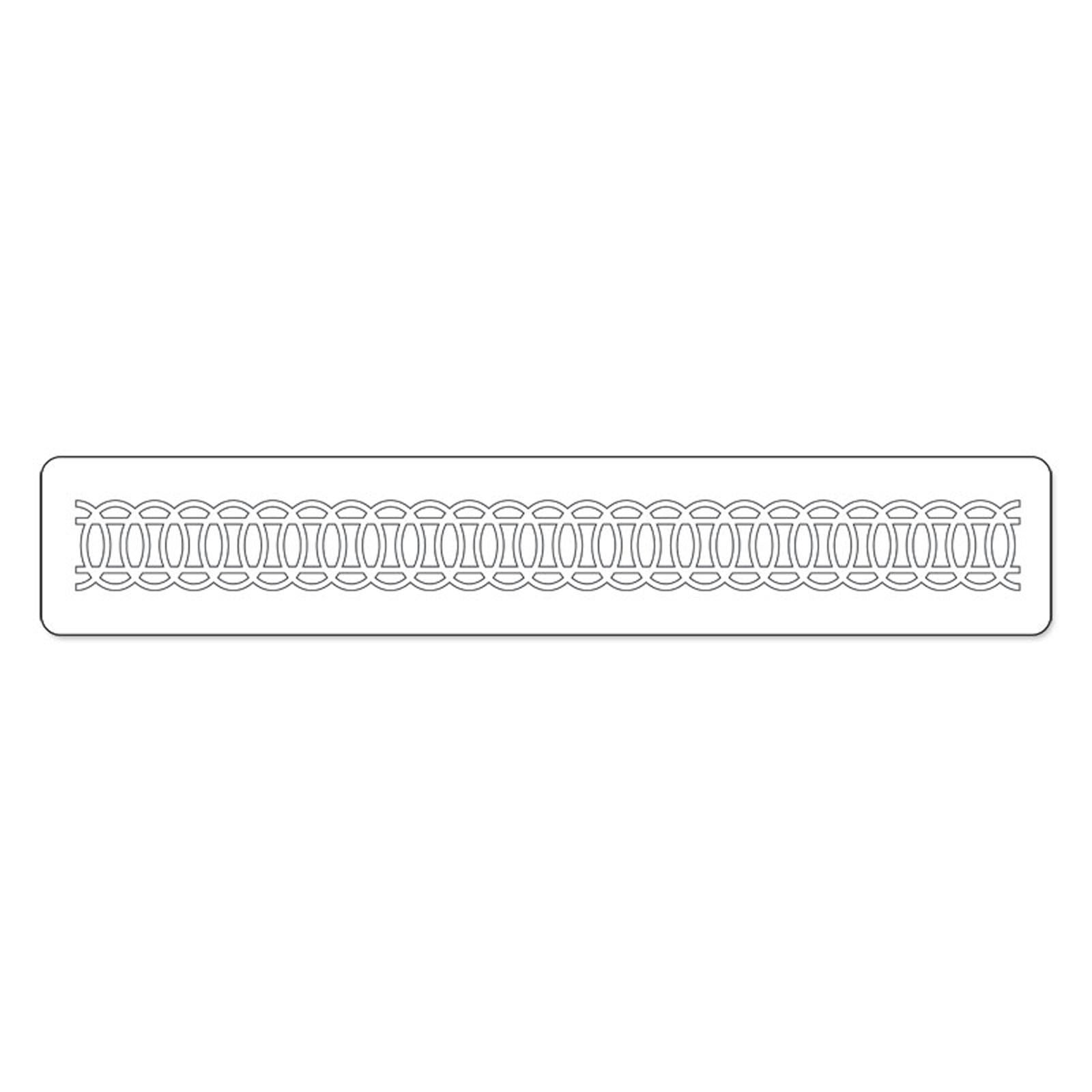 Sizzix • sizzlits decorative strip die ovals interlocking