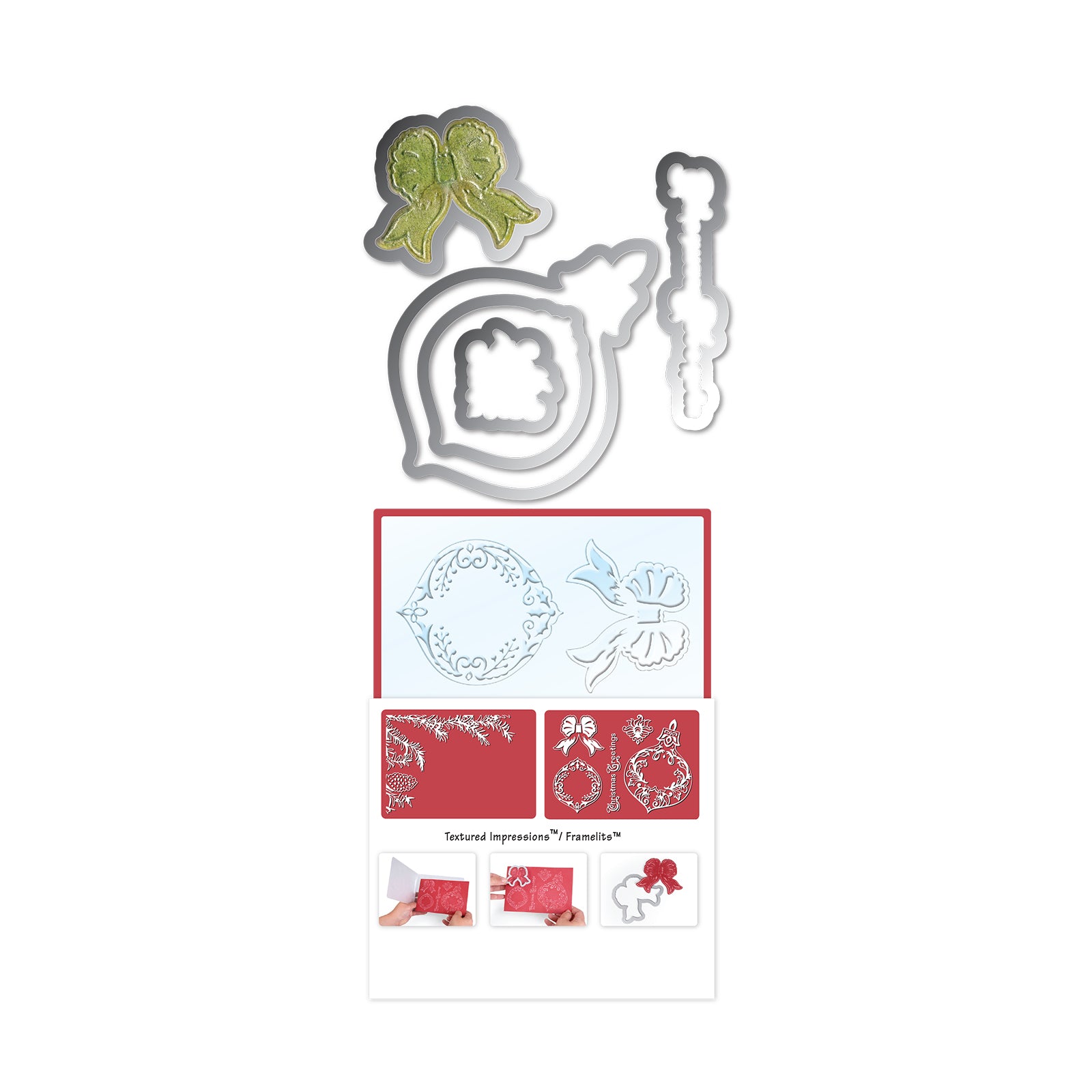 Sizzix • framelits die set pinecone ornament
