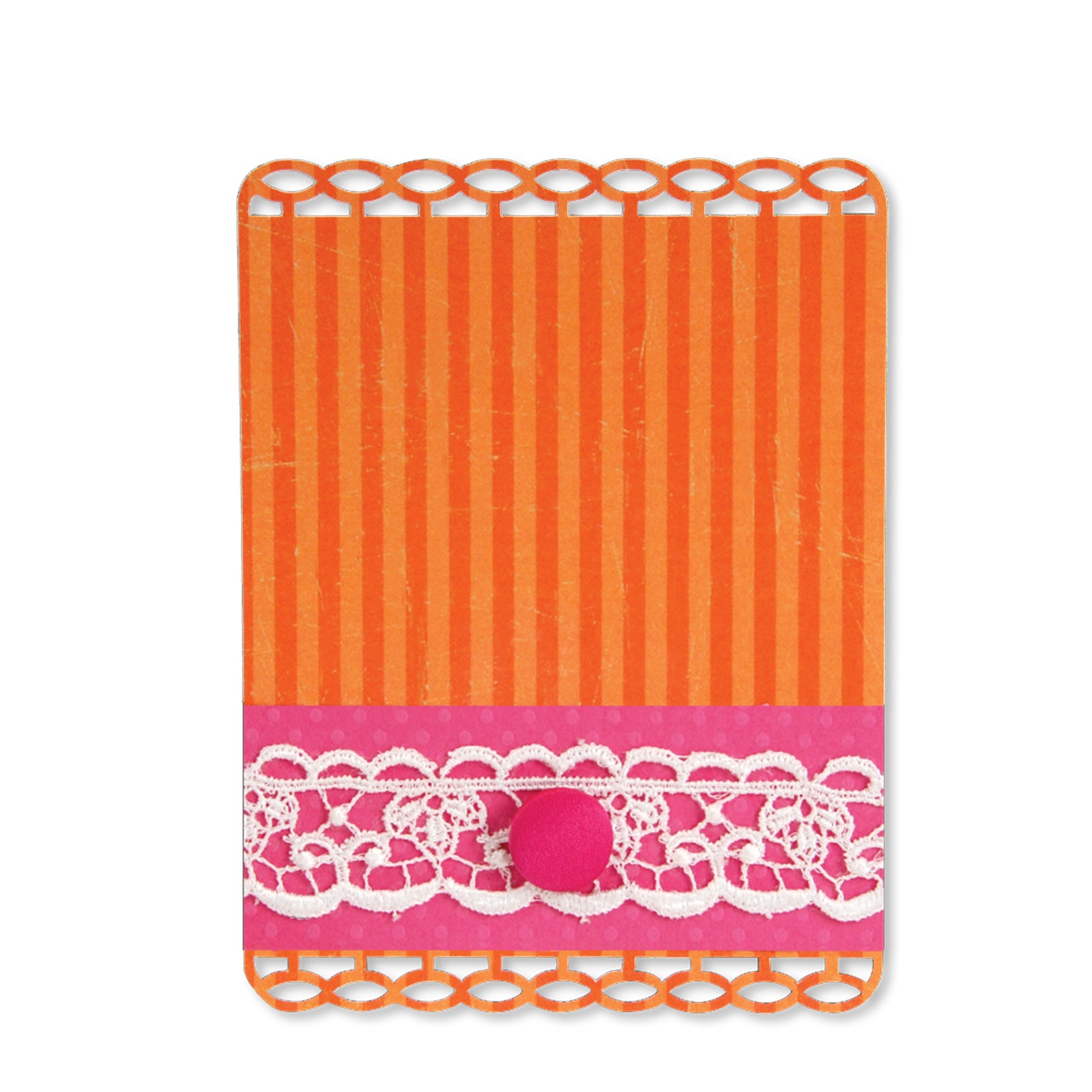 Sizzix • sizzlits die card ribbon insert