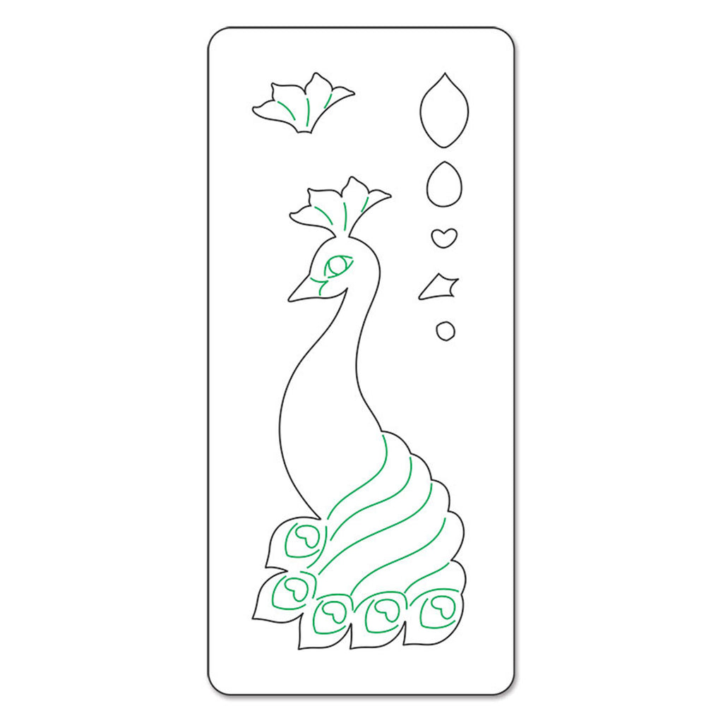 Sizzix • originals die bird peacock