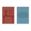 Sizzix • 3d textured impressions embossing sjabloon foyer