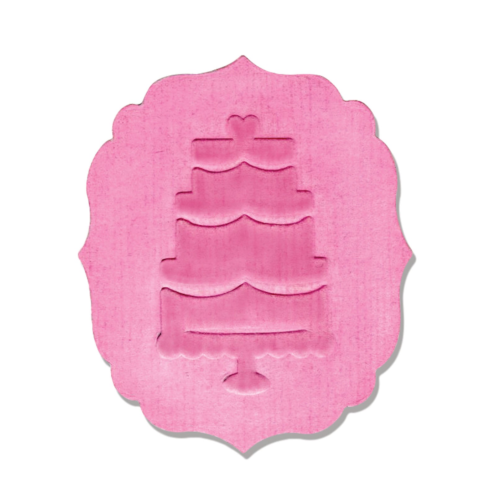 Sizzix • embosslits die label cake