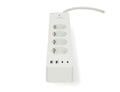 Nedis smartlife slimme stekkerdoos - met usb-a en usb-c - 4-voudig
