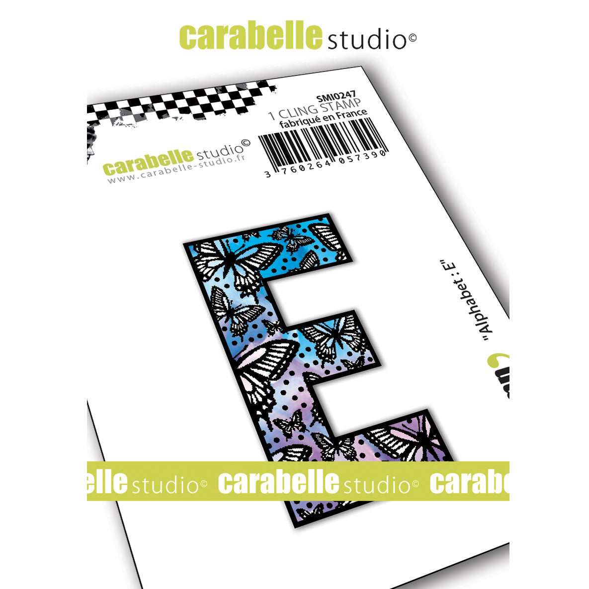 Carabelle studio • cling stamp small alphabet e