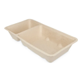 Takeaware snackbakje a23 bagasse pfas-vrij a7+ saus (500 stuks)