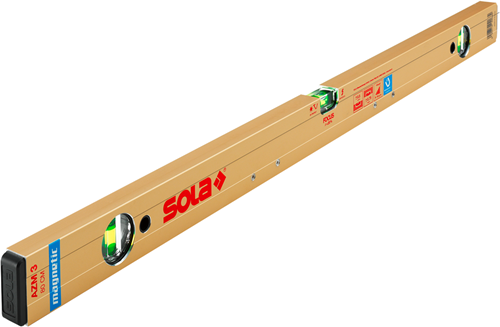 Sola alu blokwaterpas azm3 180nd 180cm 3 libellen 0,50mm m magnetisch - 01823601