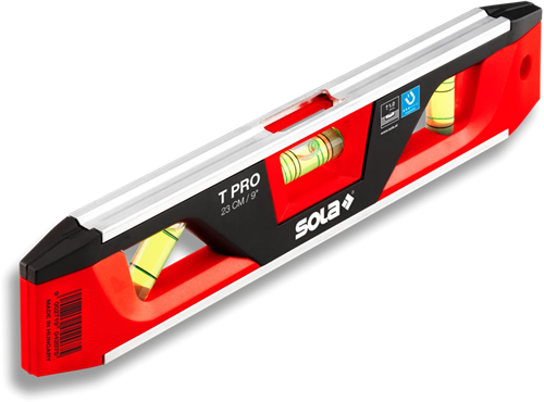 Sola alu-kunststof torpedo waterpas t pro magn. 23cm 3 libellen (steigerbouw) - 01430701